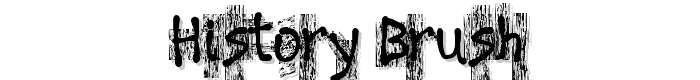 History Brush font